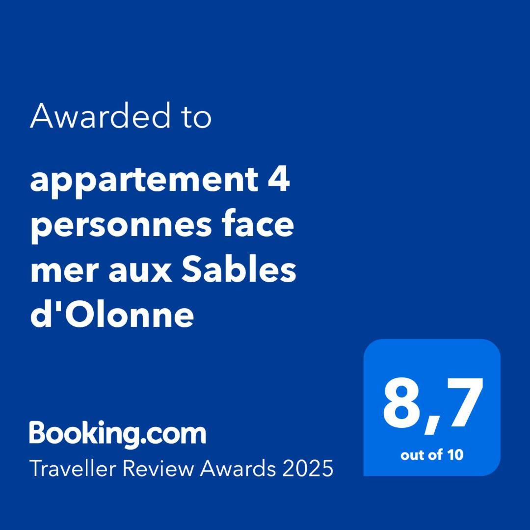 4 Personnes Face Aux Sables D'olonne *